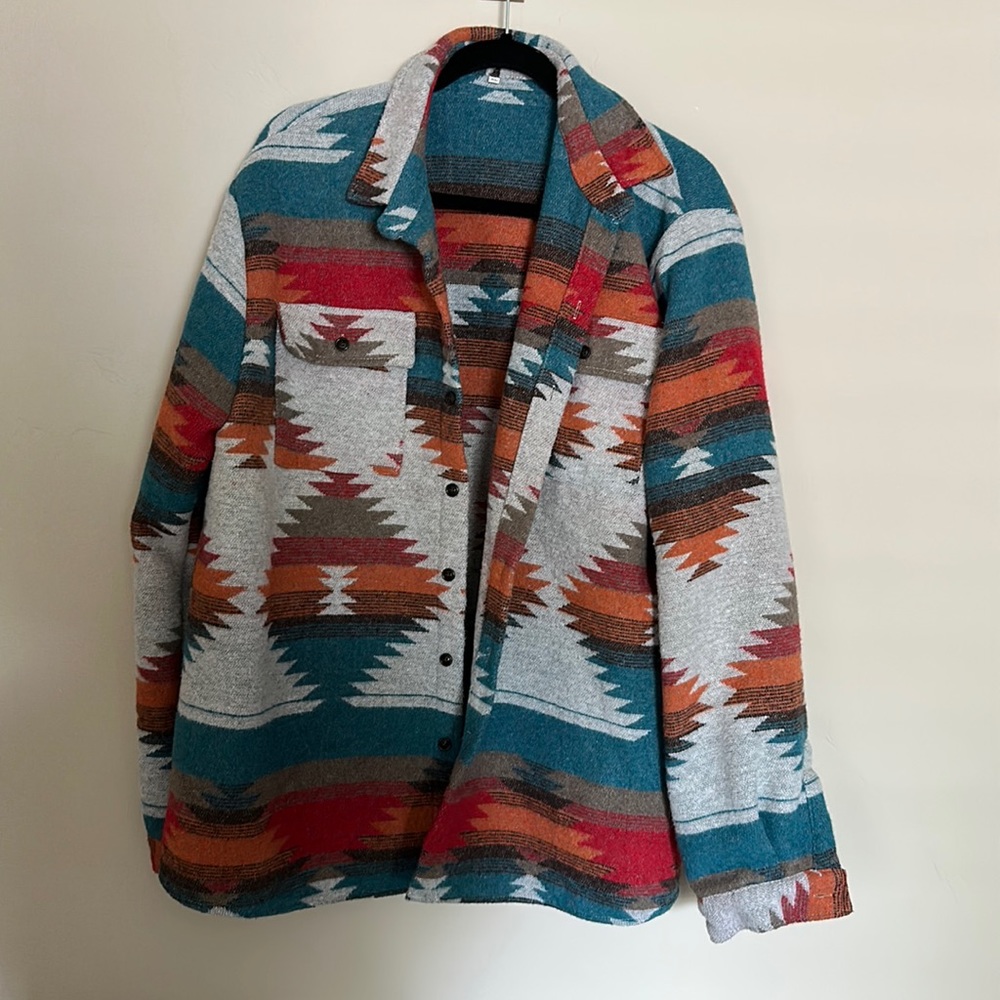 Aztec Print Jacket
